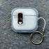 COVER PREMIUM CLEAR CASE CON BROCHE AIRPODS 4 GEN